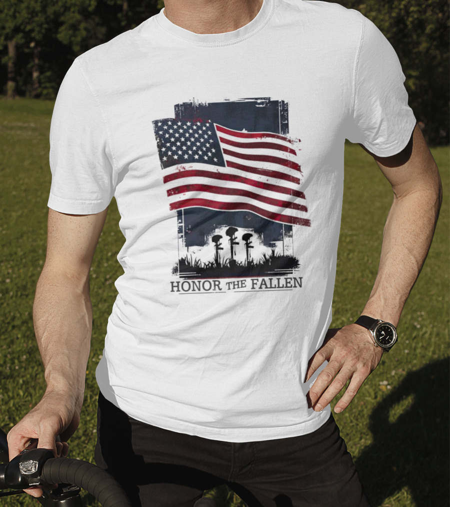 Honor The Fallen American Flag Memorial T-Shirt