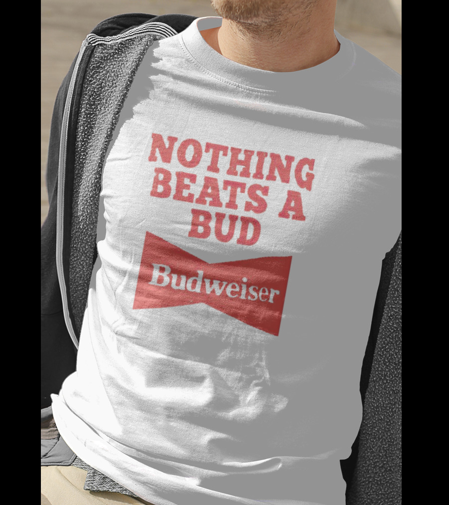Budweiser Nothing Beats A Bud Red Bowtie T-Shirt