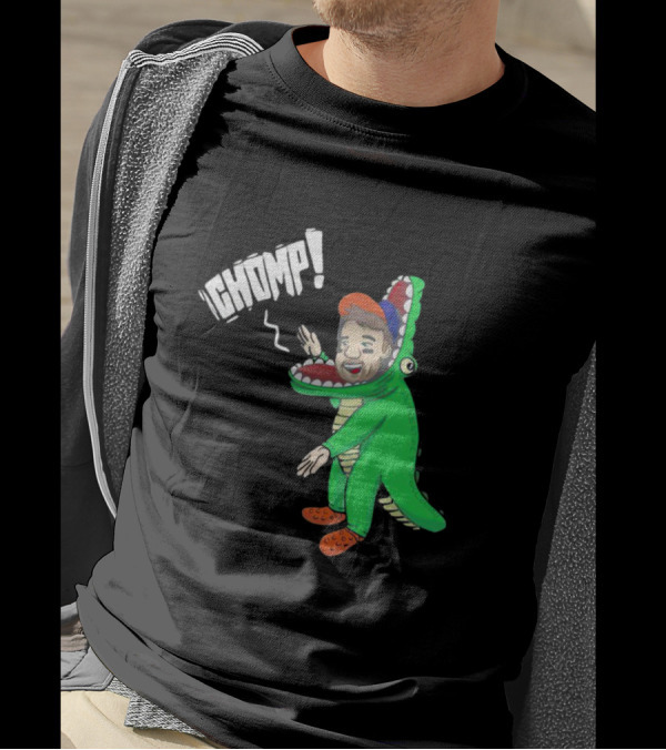 Chomp Chas McCormick Crocodile Costume Character T-Shirt