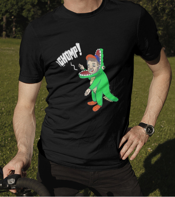 Chomp Chas McCormick Crocodile Costume Character T-Shirt