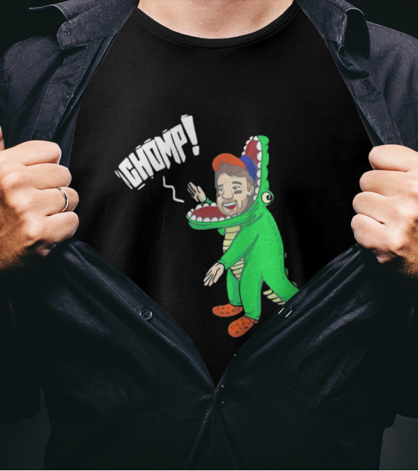 Chomp Chas McCormick Crocodile Costume Character T-Shirt