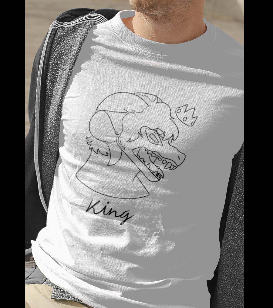 King Crocodile With Crown T-Shirt