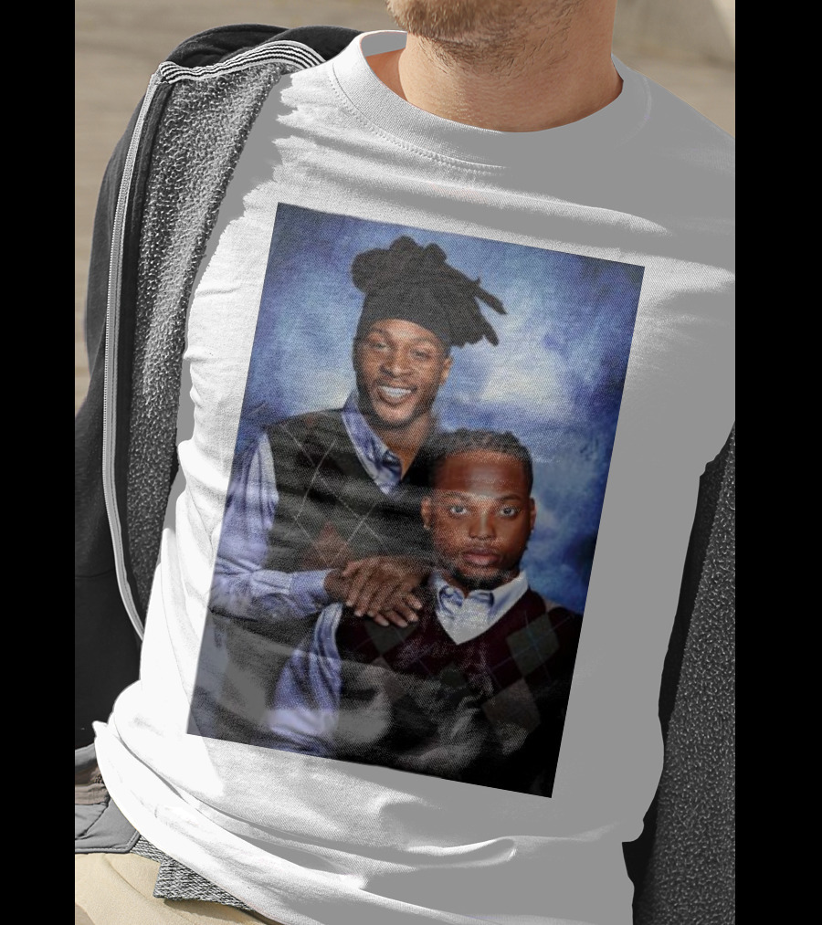 Tennessee Titans Derrick Henry DeAndre Hopkins Step Brothers Photo T-Shirt