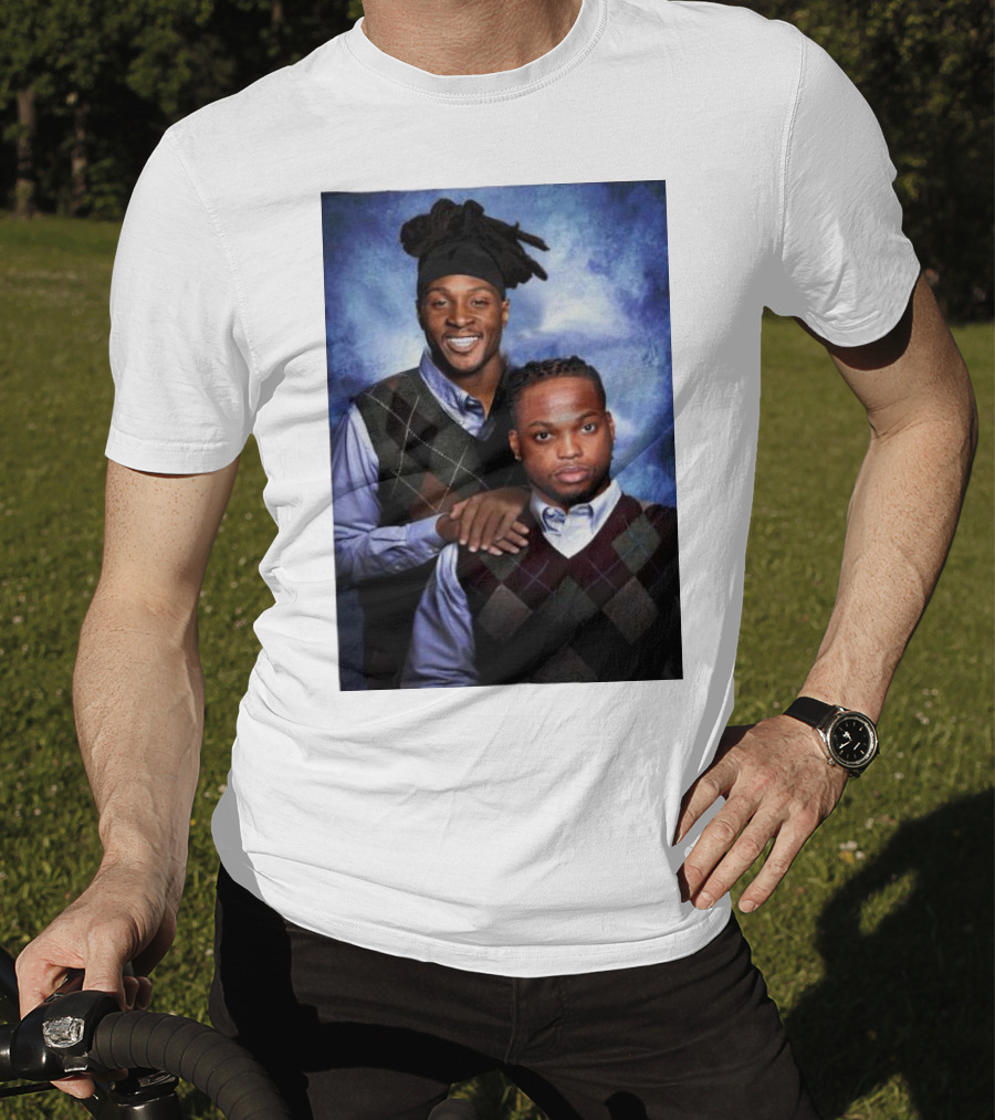 Tennessee Titans Derrick Henry DeAndre Hopkins Step Brothers Photo T-Shirt