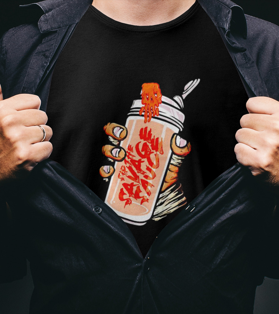 Iron Savages Consume Fiery Savage Sauce Bottle T-Shirt