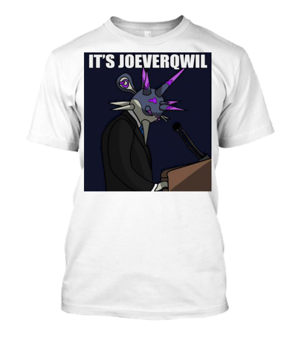 IT'S JOEVERQWIL Creature In Suit Speaking At Podium T-Shirt