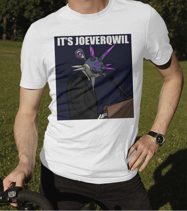 IT'S JOEVERQWIL Creature In Suit Speaking At Podium T-Shirt