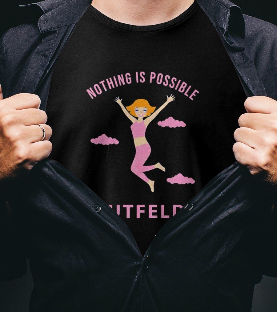 Nothing Is Possible Gutfeld Pink Clouds Jump T-Shirt