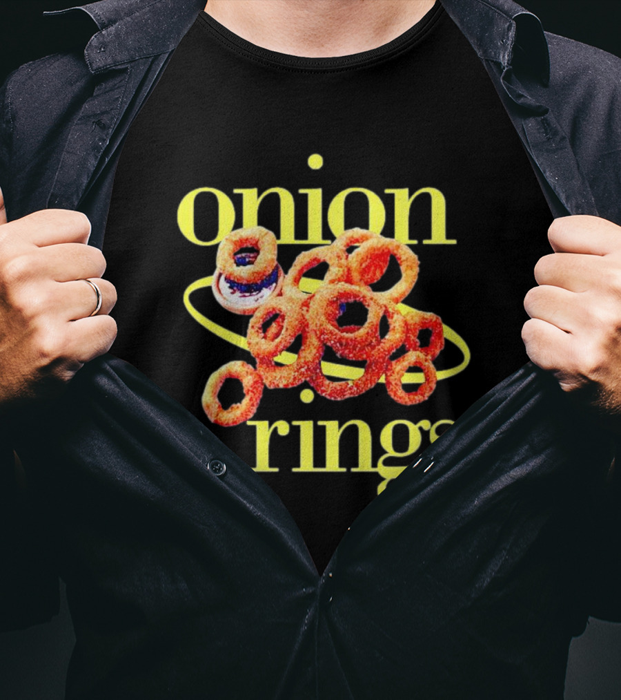 Onion Rings Saturn Orbit Rings T-Shirt