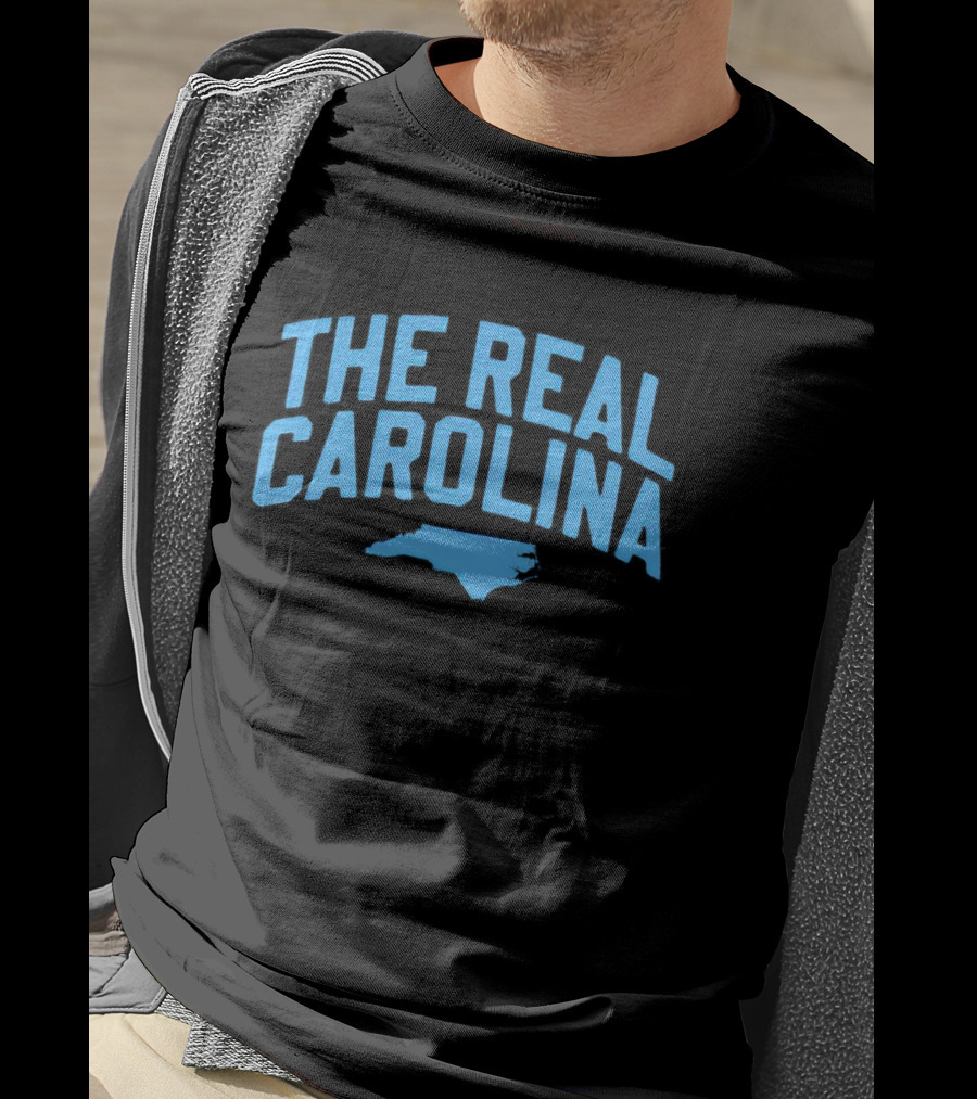 The Real Carolina NC Map T-Shirt