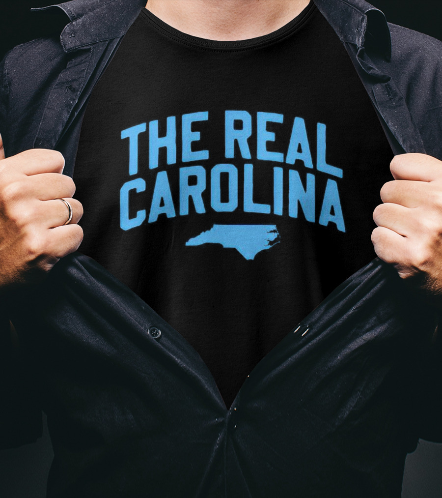 The Real Carolina NC Map T-Shirt