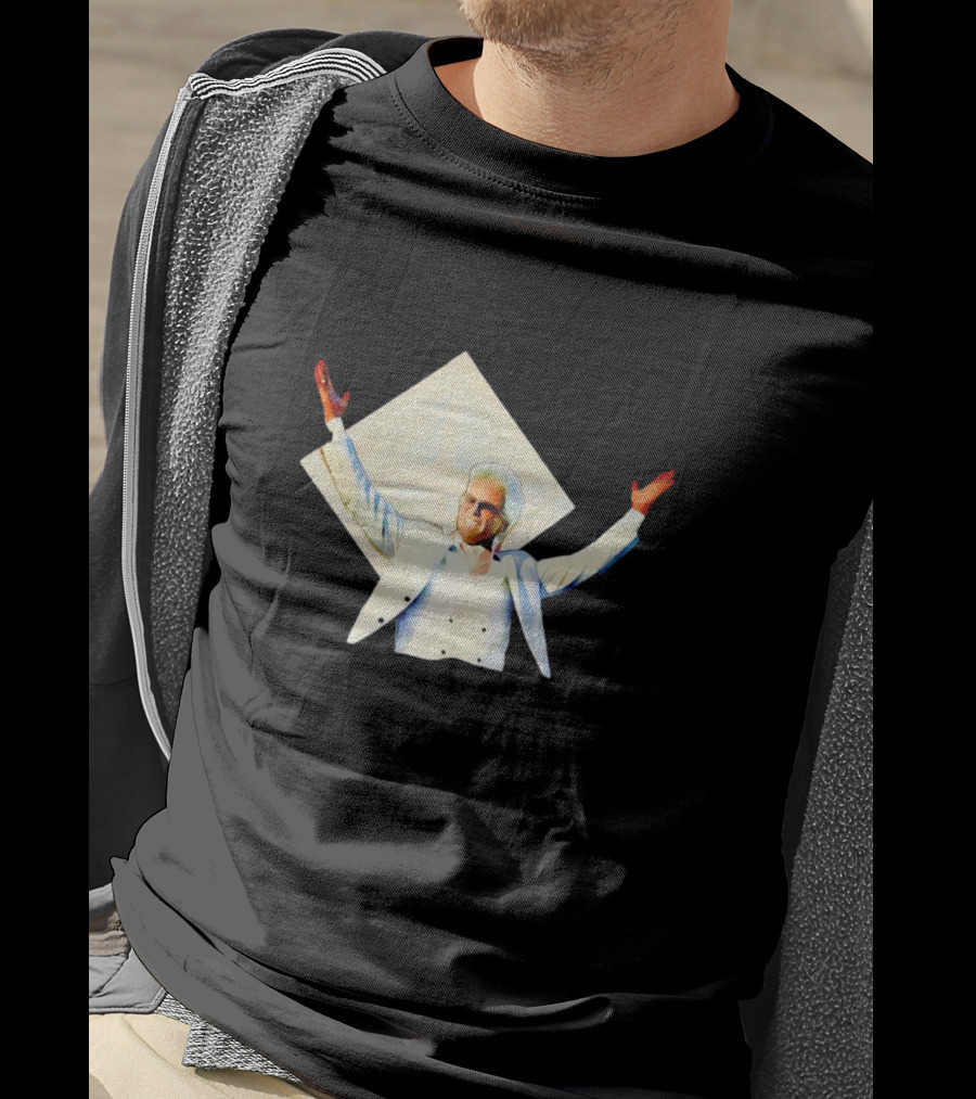 Uncle Baby Billy Raising Hands In White Suit Iconic T-Shirt