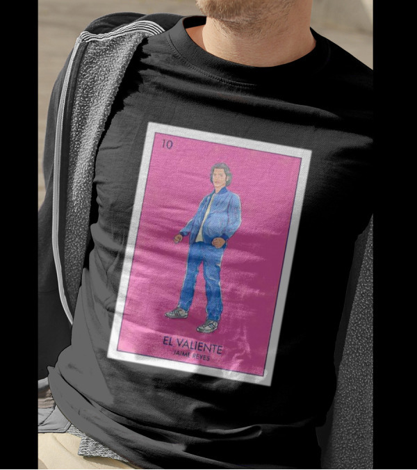 El Valiente Jaime Reyes Pink Lotería Card Style Number 10 T-Shirt