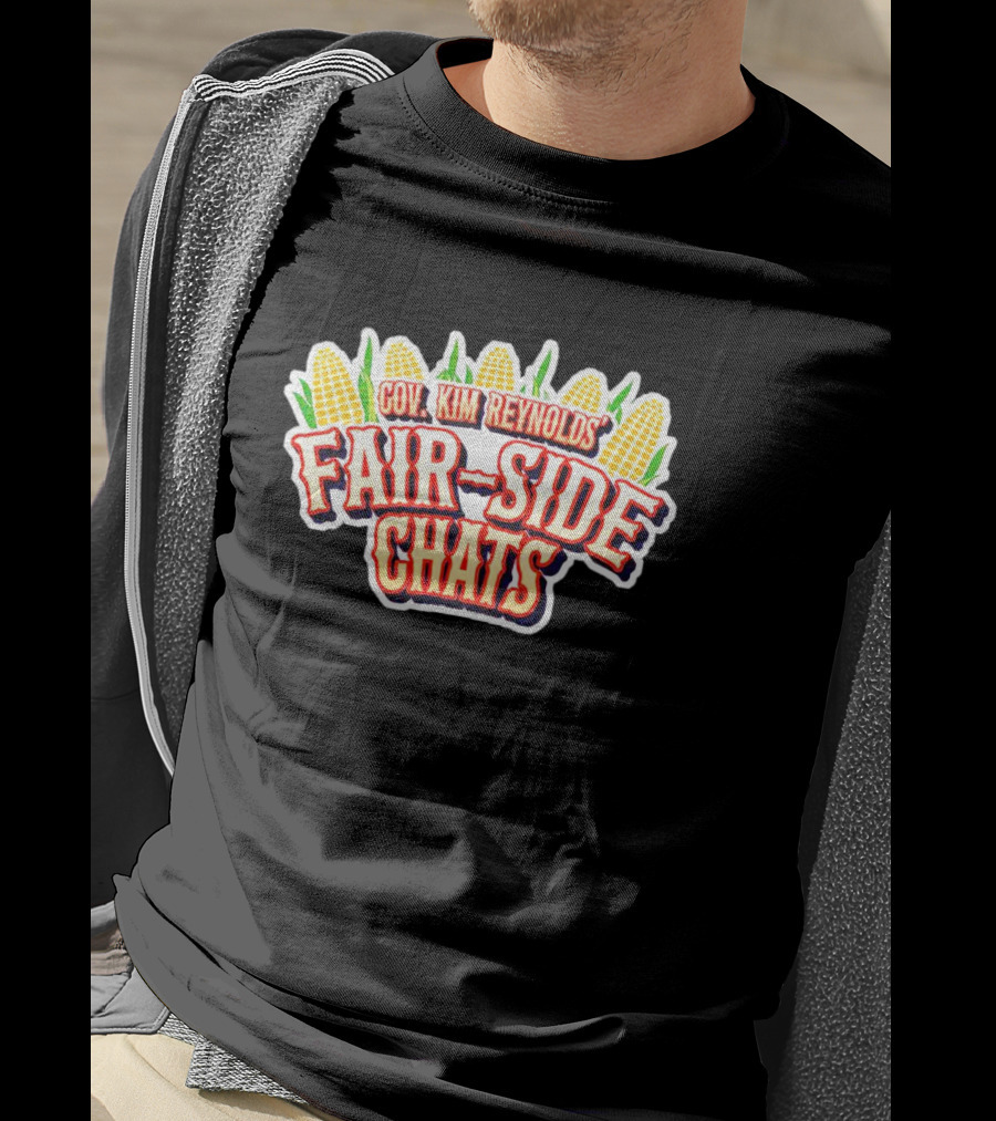GOV Kim Reynolds Fair-Side Chats Corn T-Shirt