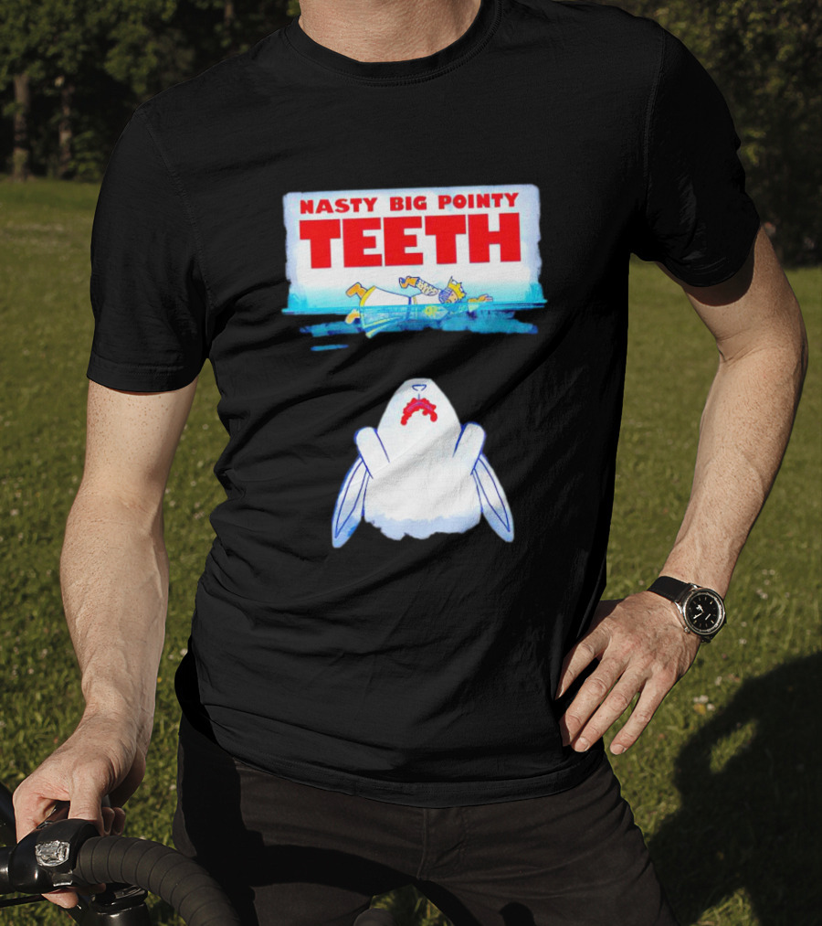 NASTY BIG POINTY TEETH Rabbit Parody With Knight T-Shirt