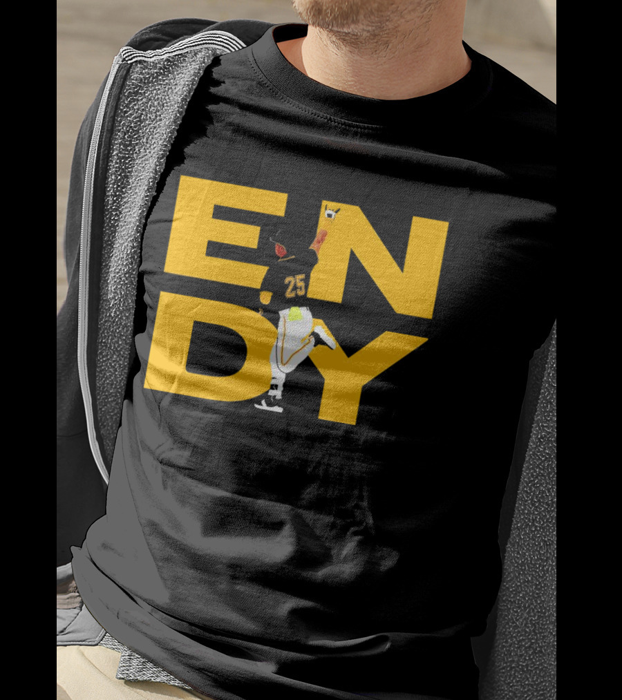 Pirates Endy Rodriguez 25 Celebration Run T-Shirt