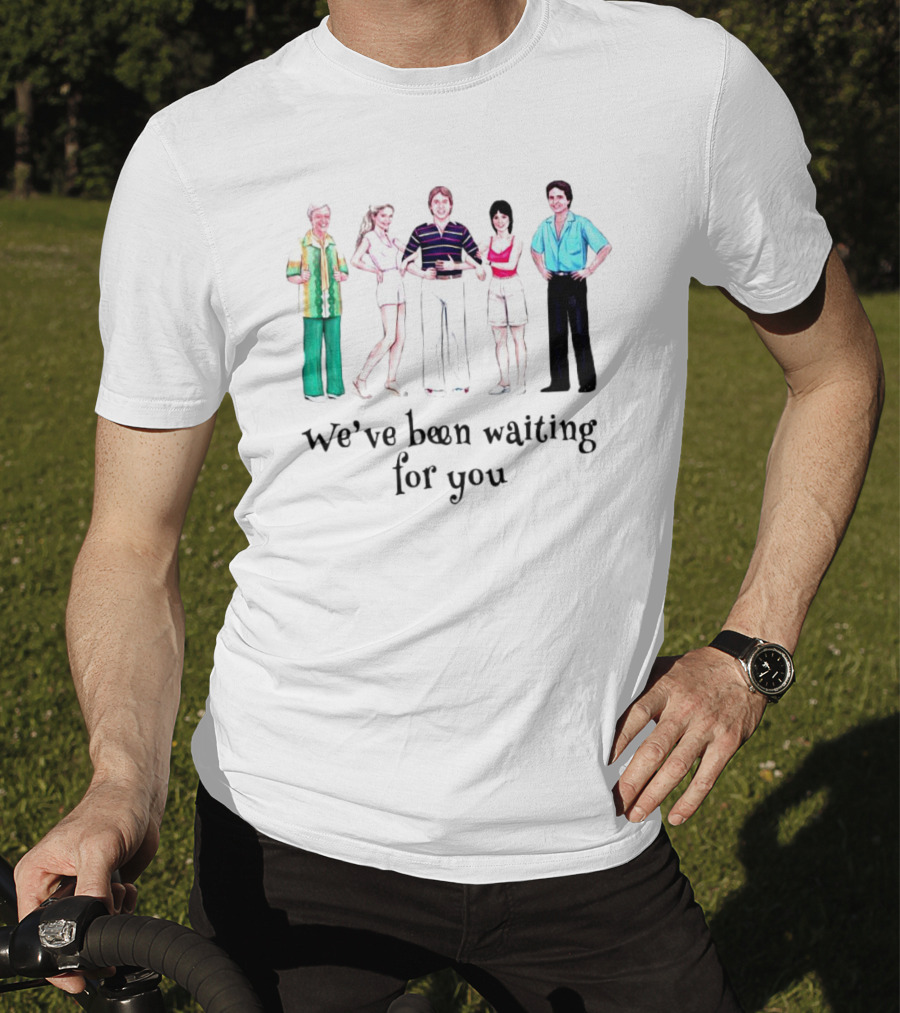 We’ve Been Waiting For You With Iconic 70s TV Show Characters T-Shirt