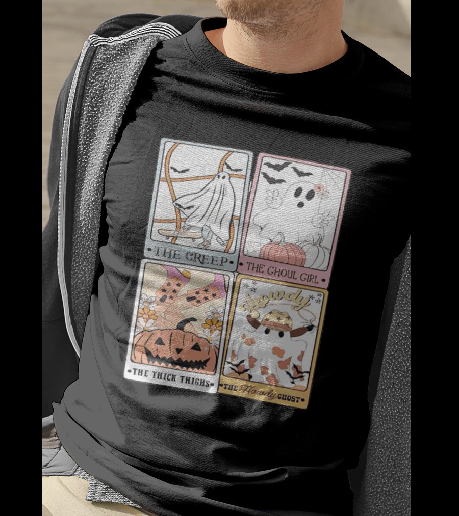 The Creep The Ghoul Girl The Thick Thighs The Howdy Ghost T-Shirt