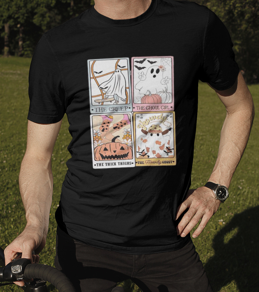 The Creep The Ghoul Girl The Thick Thighs The Howdy Ghost T-Shirt