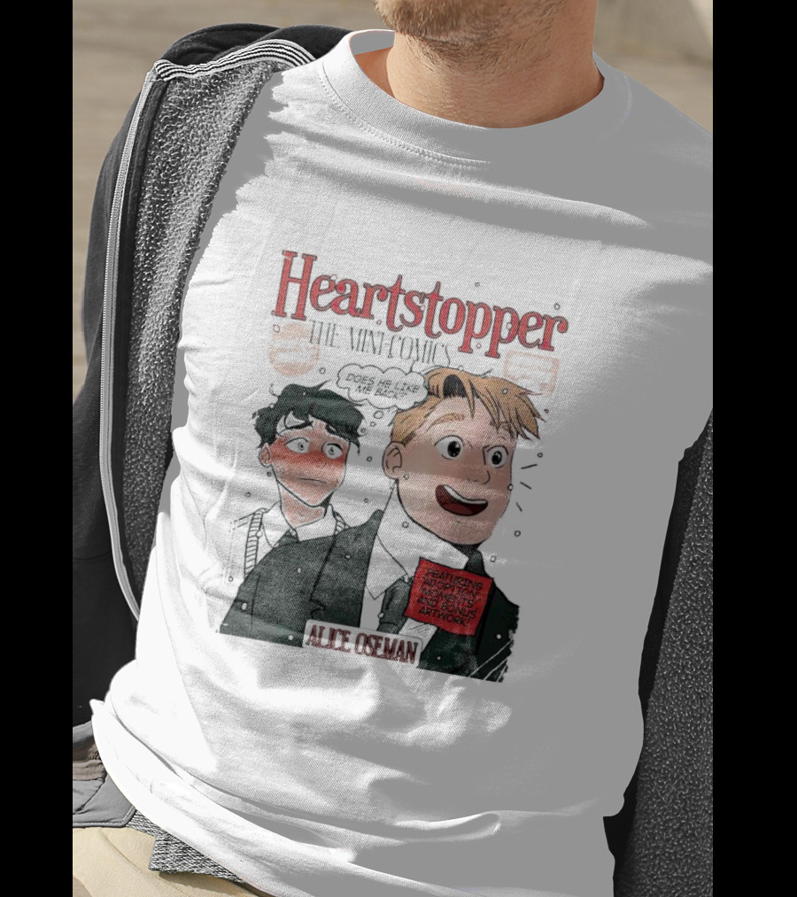 Heartstopper Featuring Adaptation Moments And Bonus Artwork By Alice Oseman T-Shirt
