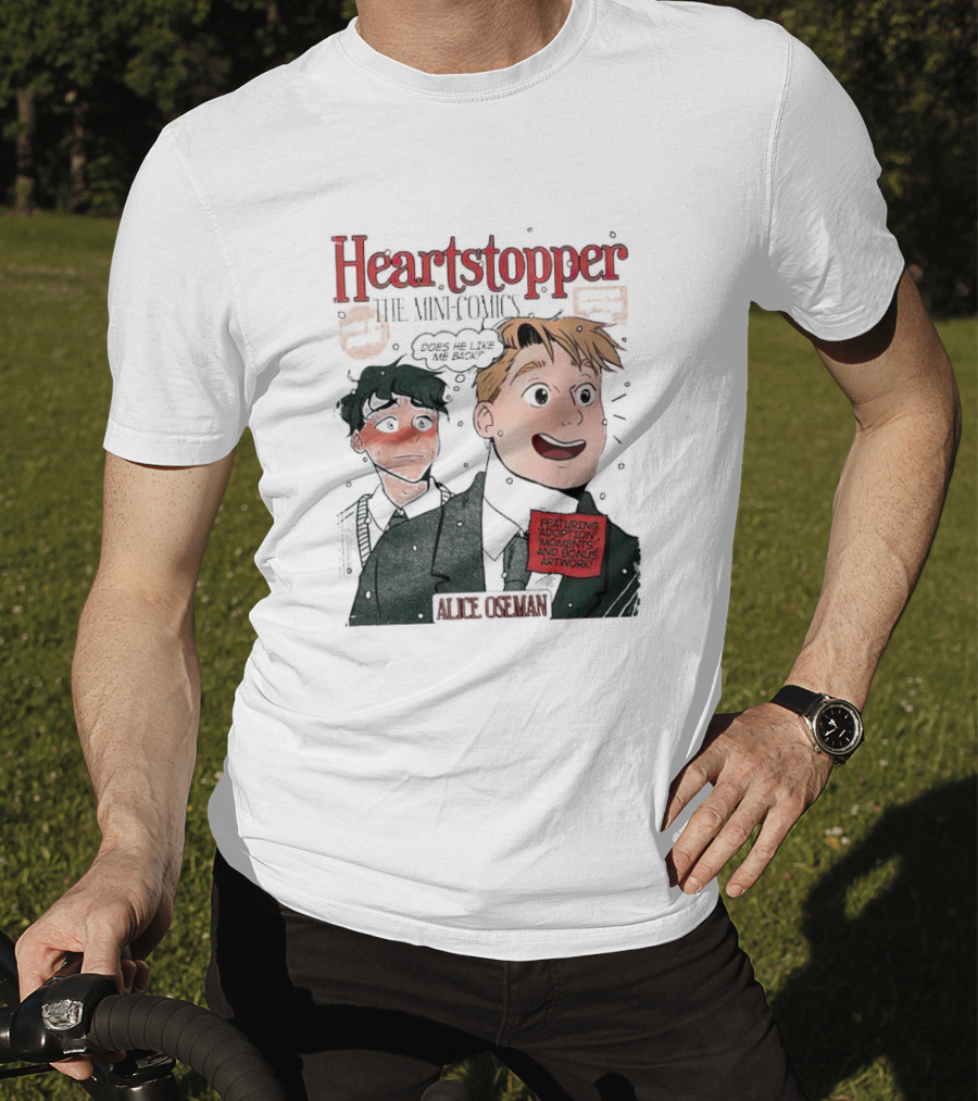 Heartstopper Featuring Adaptation Moments And Bonus Artwork By Alice Oseman T-Shirt