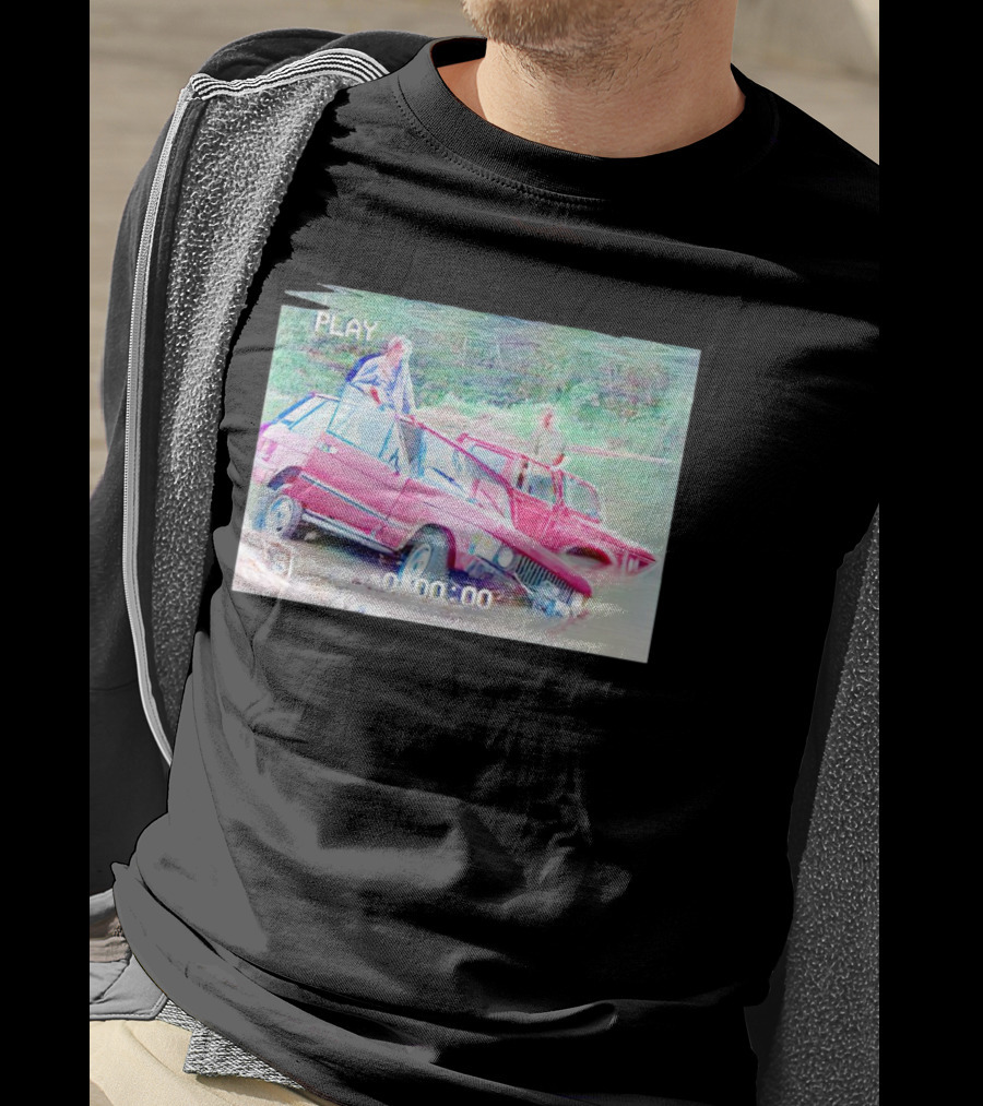 Top Gear Bolivia River Scene Retro Car Adventure Play T-Shirt
