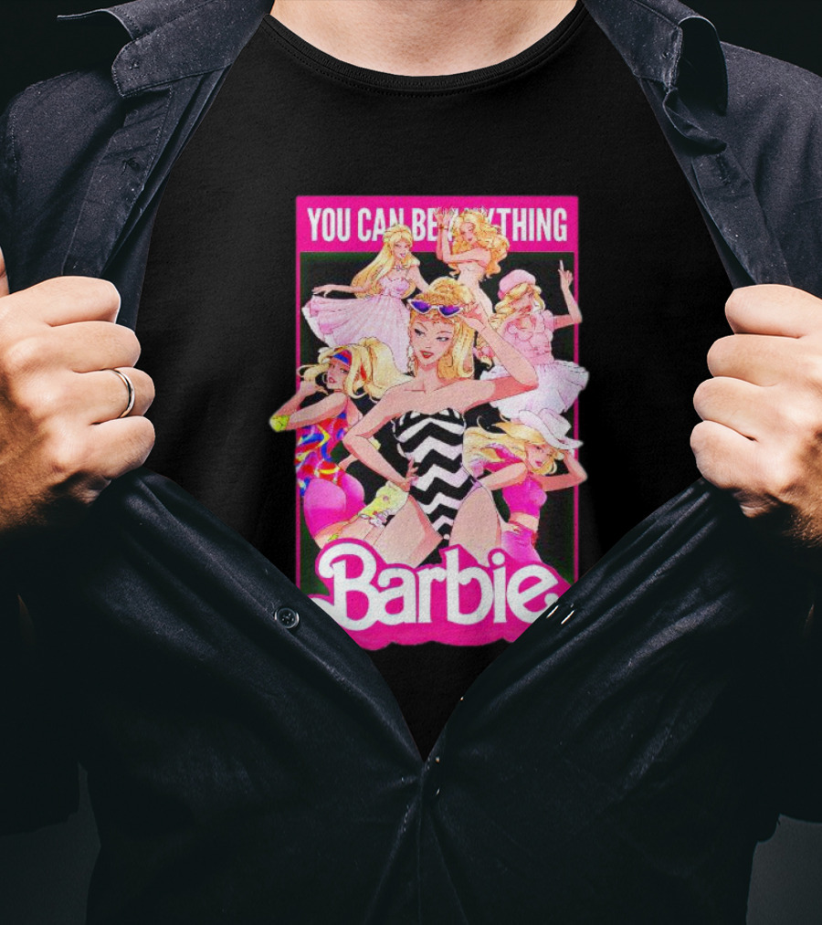 You Can Be Anything Barbie Retro Fashion Montage T-Shirt