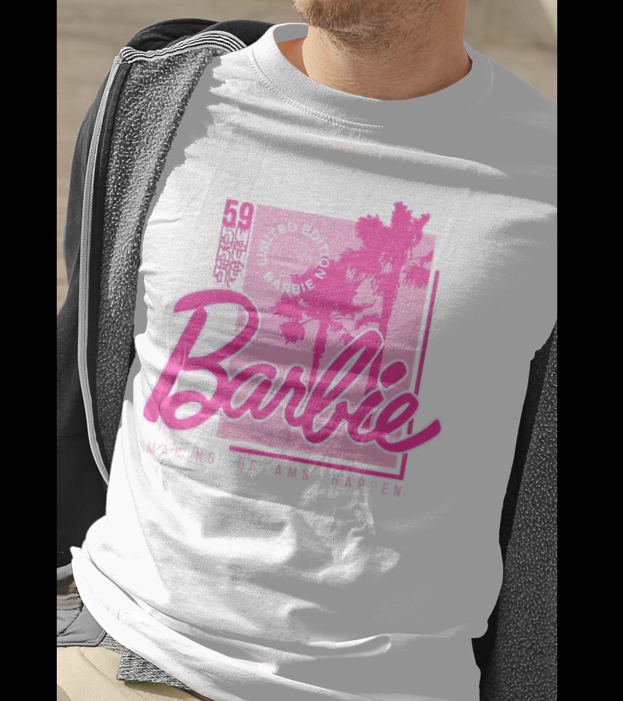 Barbie 59 Making Dreams Happen Palm Trees T-Shirt