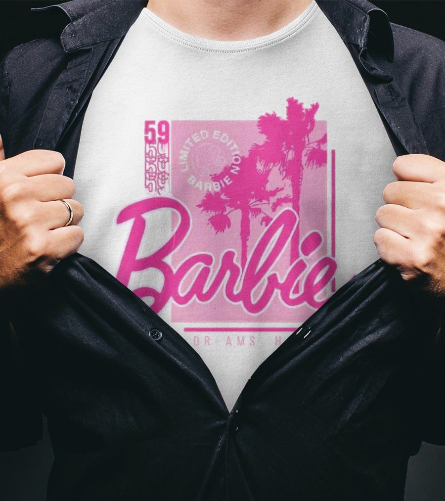 Barbie 59 Making Dreams Happen Palm Trees T-Shirt