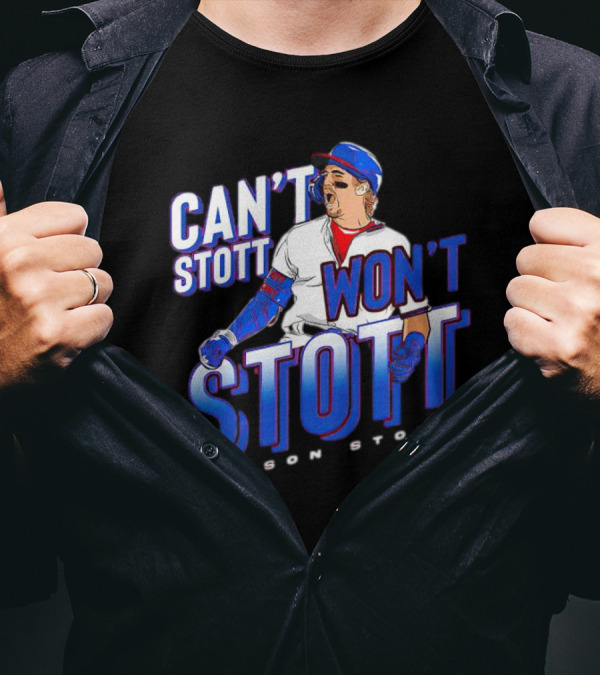 Bryson Stott Can't Stott Won't Stott Baseball Player T-Shirt