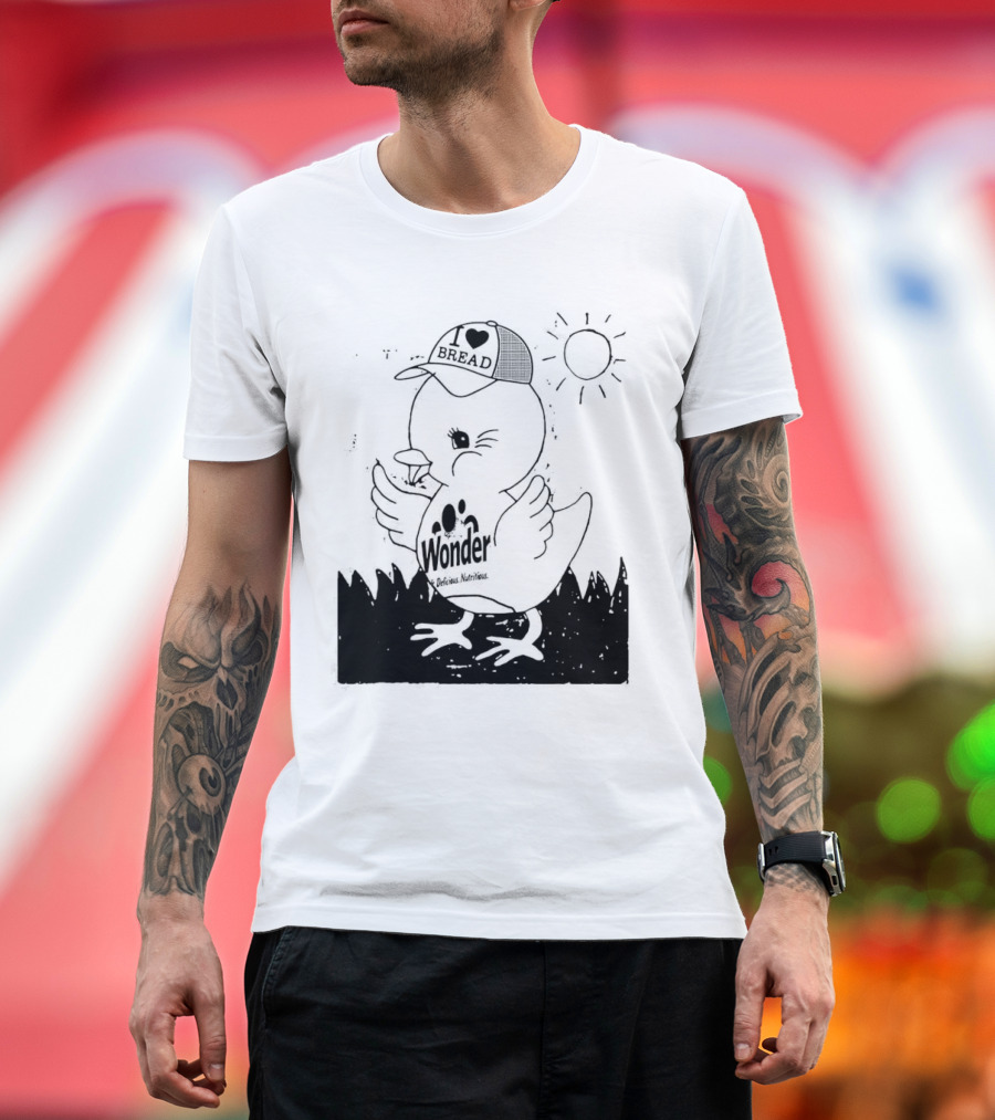 Wonder Duck I Love Bread Sun Hat T-Shirt