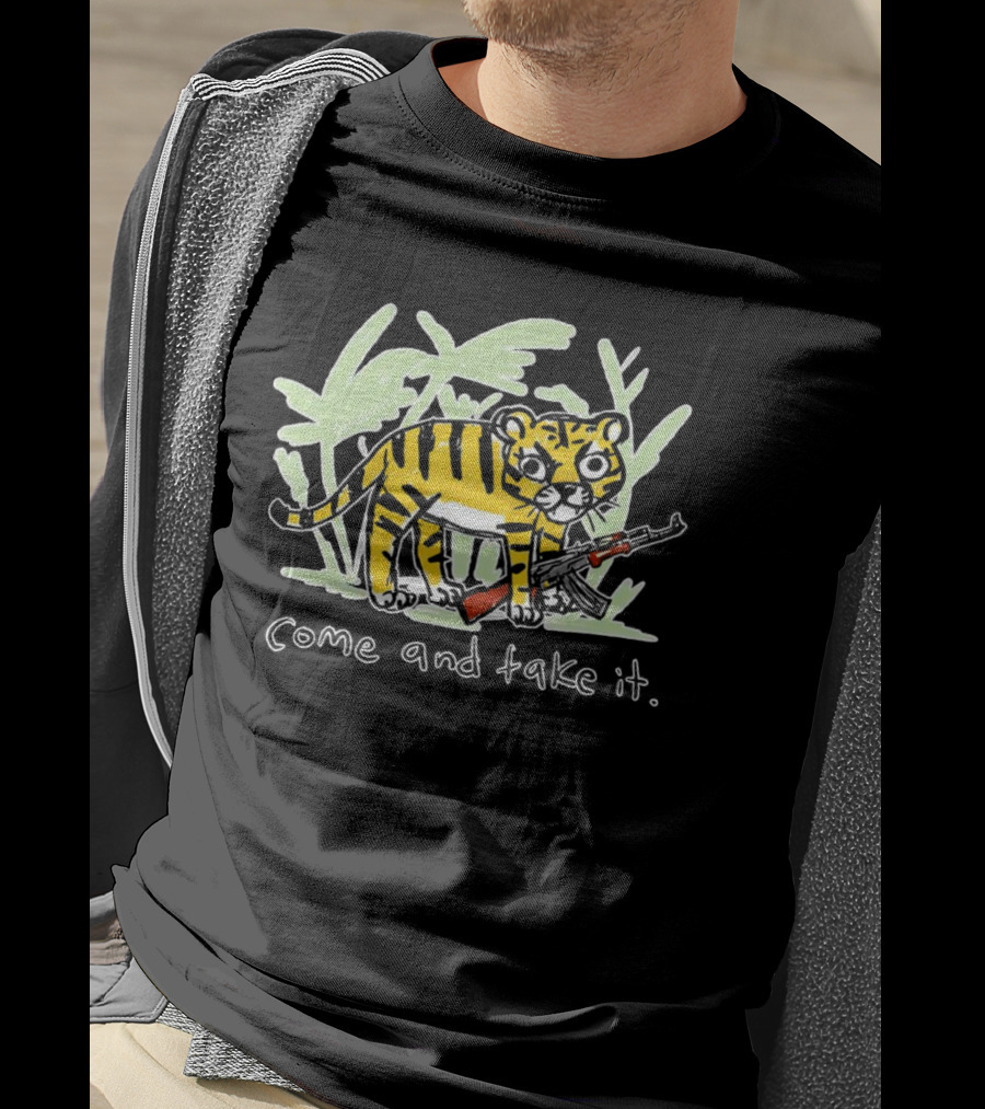 Tiger Jungle AK-47 Come And Take It T-Shirt