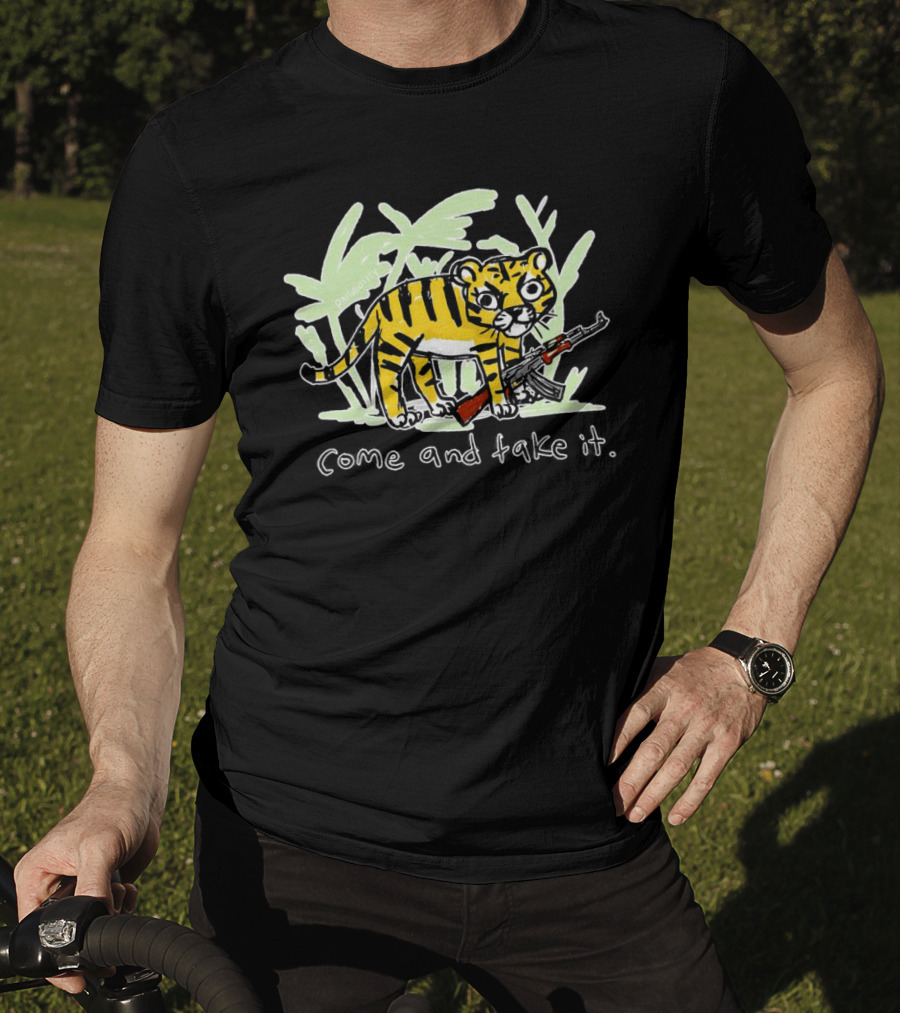 Tiger Jungle AK-47 Come And Take It T-Shirt