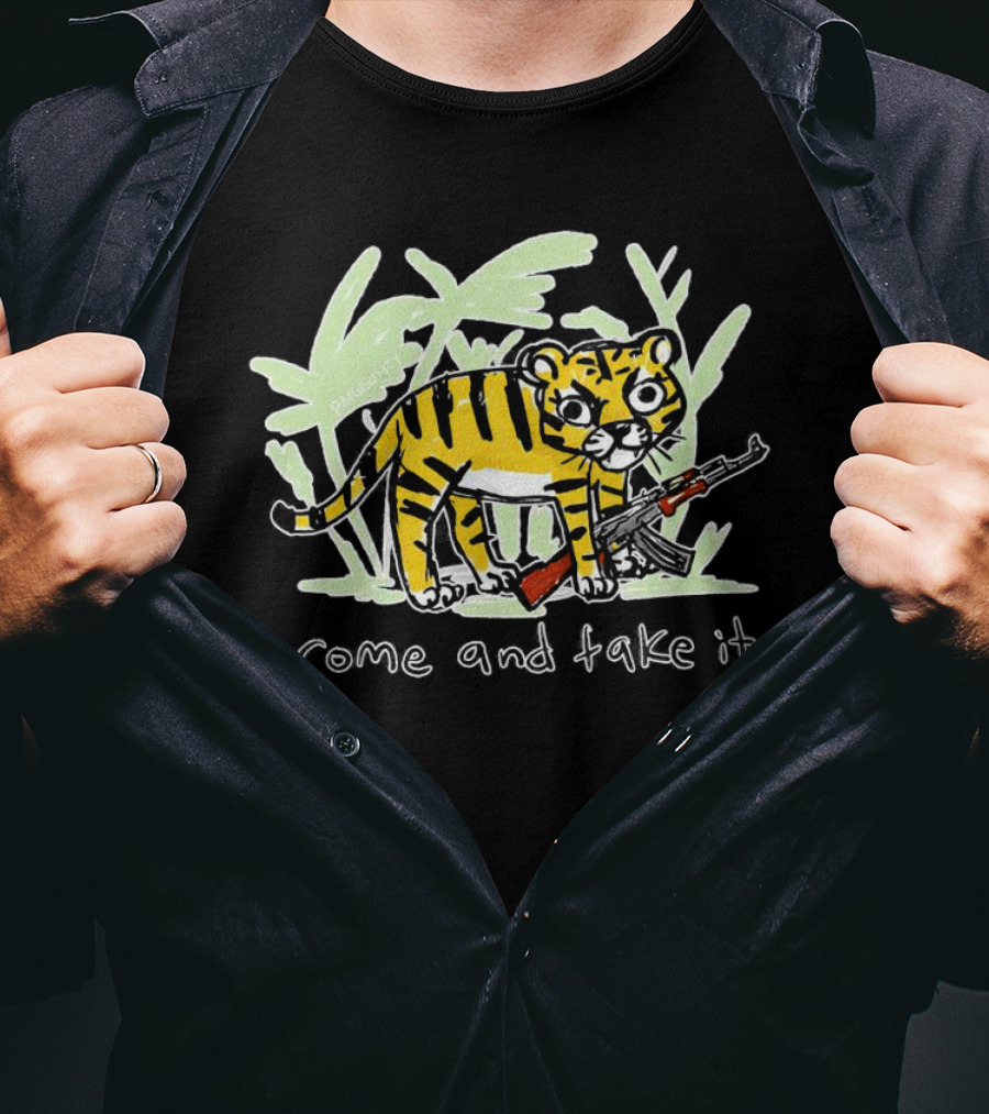 Tiger Jungle AK-47 Come And Take It T-Shirt