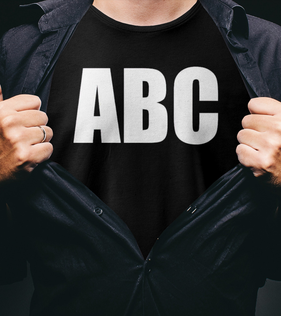 Chris Bey Wrestling ABC Bold Letters T-Shirt