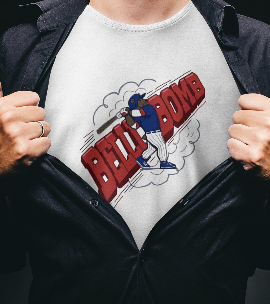 Cody Bellinger Belli Bomb Baseball Hit Iconic Swing T-Shirt