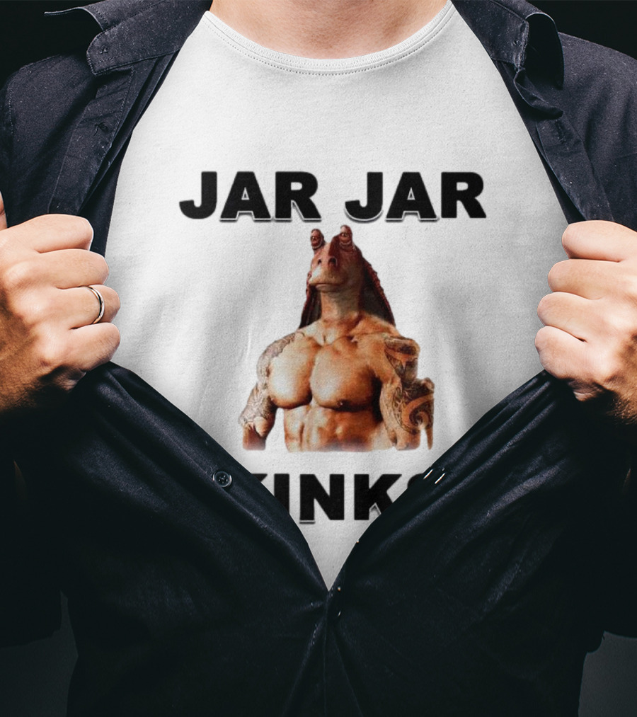 Jar Jar Kinks Bodybuilder Meme T-Shirt