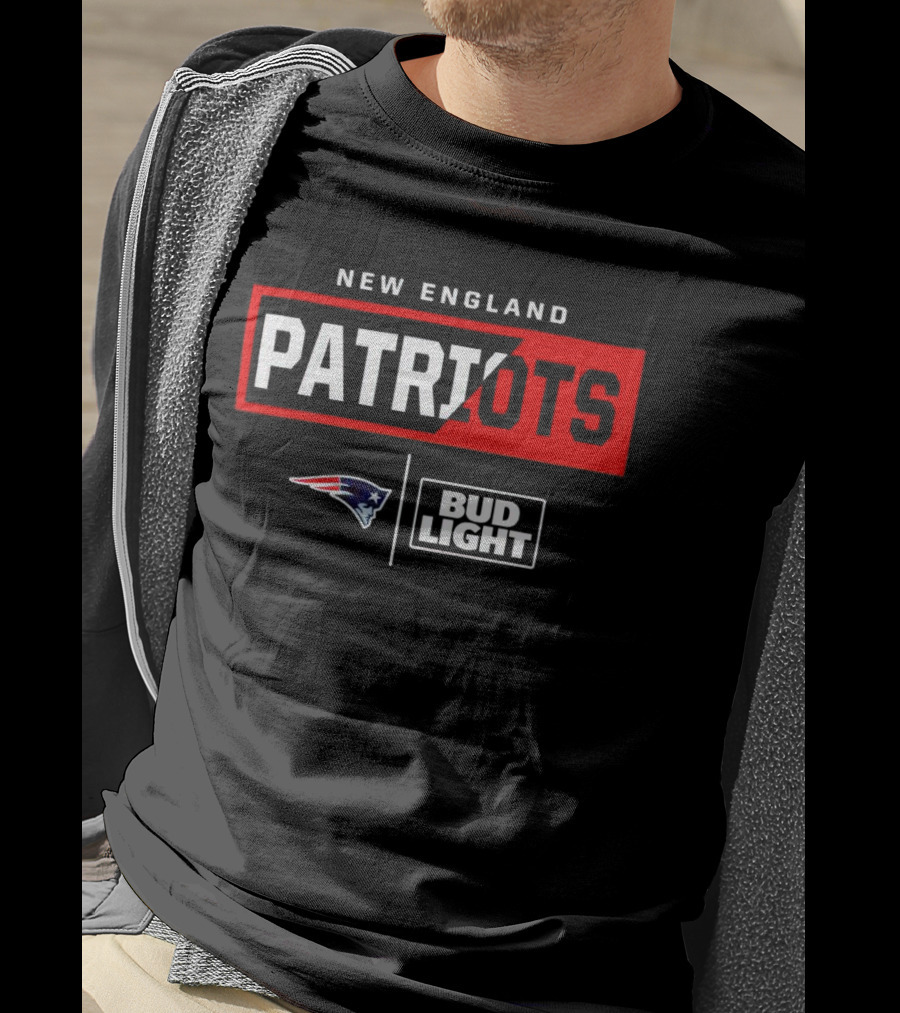 New England Patriots Bud Light Partnership T-Shirt