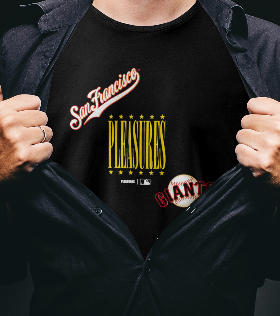 San Francisco Pleasures MLB Giants Baseball T-Shirt