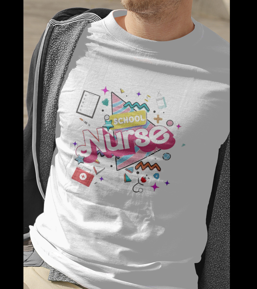 Barbie School Nurse Retro Fun Elements T-Shirt