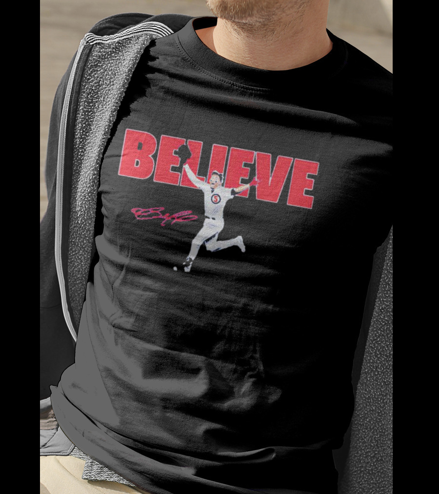Christopher Morel Believe Baseball Signature T-Shirt
