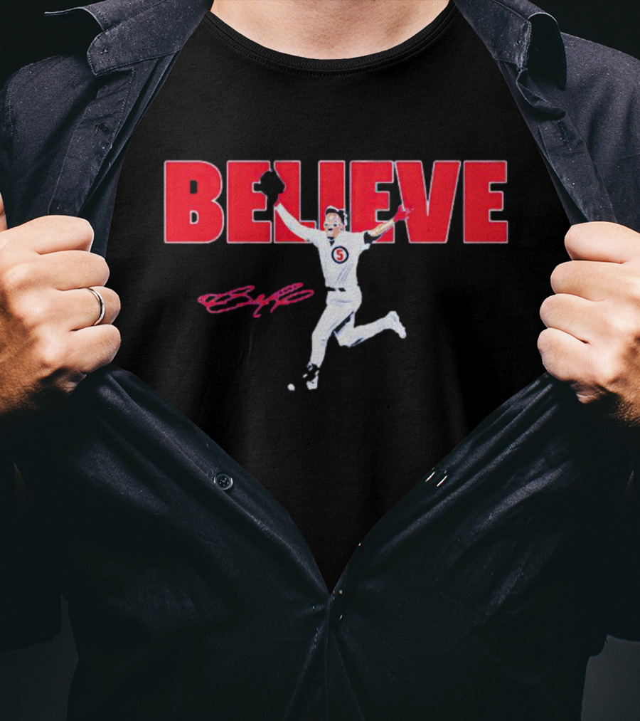 Christopher Morel Believe Baseball Signature T-Shirt