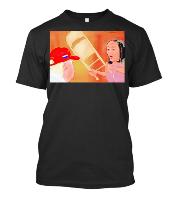 Fani Willis You Messed With The Wrong One Trump Chair Confrontation T-Shirt