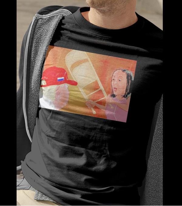 Fani Willis You Messed With The Wrong One Trump Chair Confrontation T-Shirt