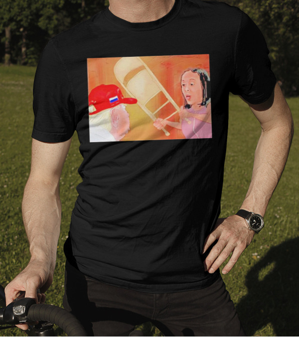 Fani Willis You Messed With The Wrong One Trump Chair Confrontation T-Shirt
