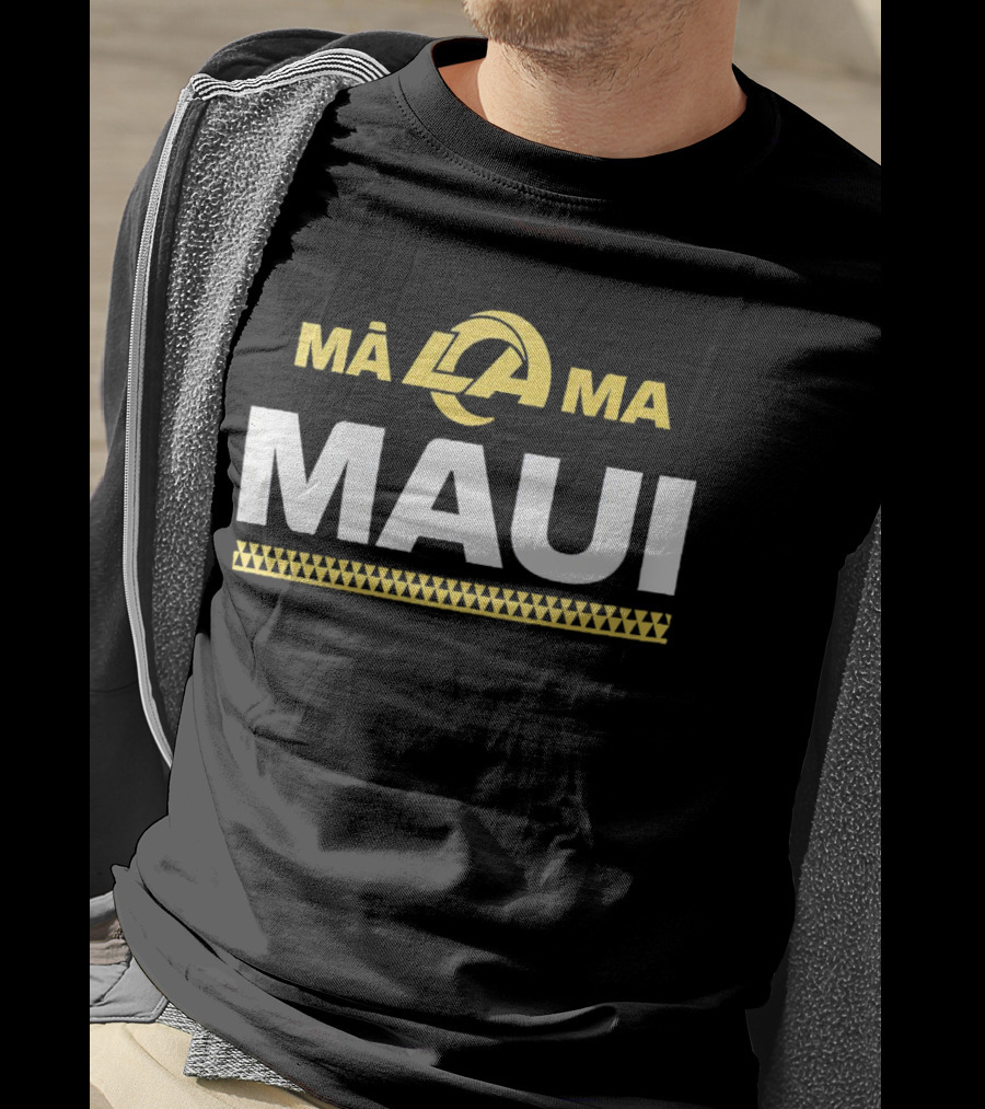 Mālama LA Rams Maui T-Shirt