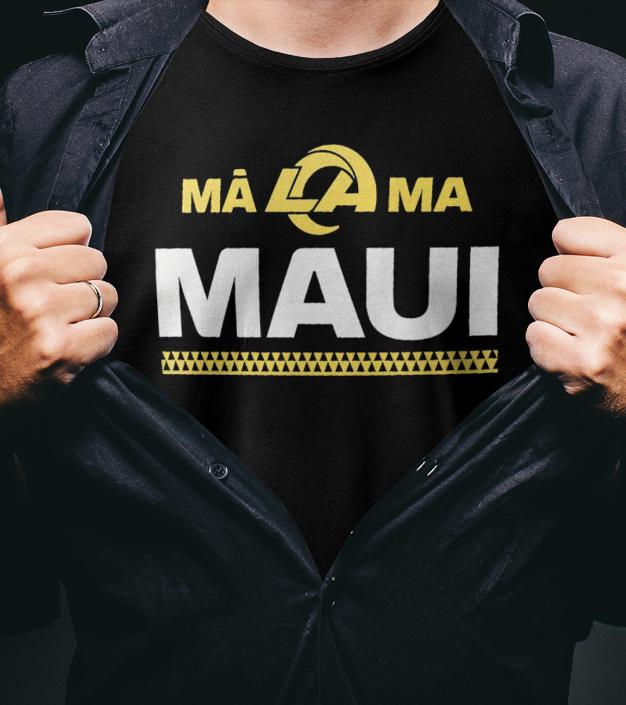 Mālama LA Rams Maui T-Shirt