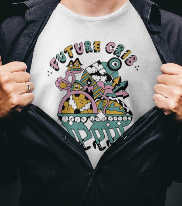 FUTURE CRIB ZANY ABSTRACT ANIMAL ROAD TRIP T-Shirt