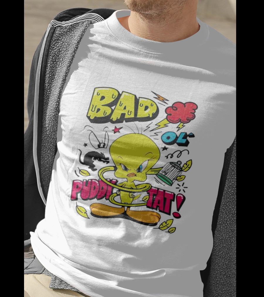 Tweety Bad Ol Puddy Tat T-Shirt
