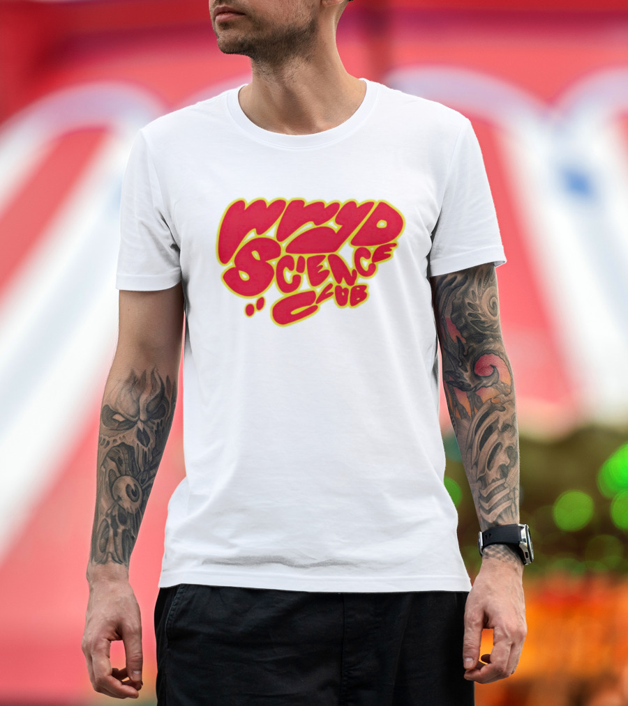 WWYD Science Club Retro Font T-Shirt